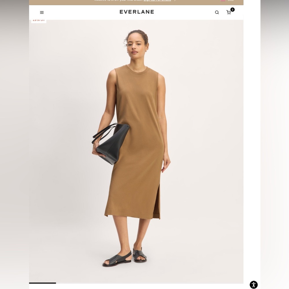 VGUC Everlane Cotton Weekend Tank dress, size S